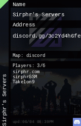 Sirphr's Servers